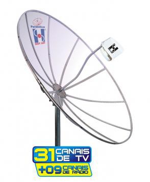 Antena Parabólica Hot Sat 1,70m